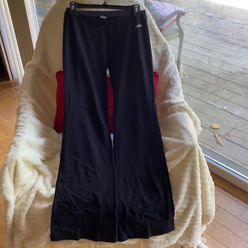 Dimensione Danza Black Logo Cotton Spandex Yoga Pants NeverUsed